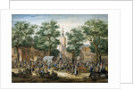 The Big Green Market in The Hague, 1769 by Paulus Constantijn la Fargue