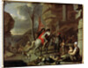Horsemen at a Tavern, second half of 17th century. by French Master