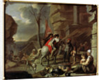 Horsemen at a Tavern, second half of 17th century. by French Master
