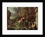 Horsemen at a Tavern, second half of 17th century. by French Master