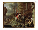 Horsemen at a Tavern, second half of 17th century. by French Master