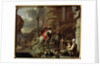 Horsemen at a Tavern, second half of 17th century. by French Master