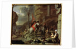 Horsemen at a Tavern, second half of 17th century. by French Master