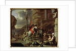 Horsemen at a Tavern, second half of 17th century. by French Master