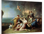 Nymphs Burning the Ship of Telemachus, 1746 by Henri Antoine de Favannes