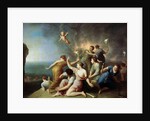Nymphs Burning the Ship of Telemachus, 1746 by Henri Antoine de Favannes