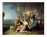 Nymphs Burning the Ship of Telemachus, 1746 by Henri Antoine de Favannes