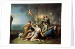 Nymphs Burning the Ship of Telemachus, 1746 by Henri Antoine de Favannes