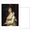 Portrait of Empress Elizabeth Alexeievna, late 18th or early 19th century by Jean Laurent Monnier