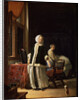 Morning of a Young Lady, c1660 by Frans van Mieris
