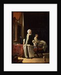 Morning of a Young Lady, c1660 by Frans van Mieris