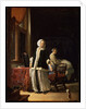 Morning of a Young Lady, c1660 by Frans van Mieris