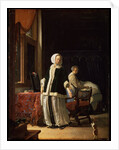 Morning of a Young Lady, c1660 by Frans van Mieris
