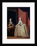 Empress Catherine II before the Mirror, 1779. by Vigilius Erichsen