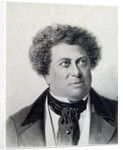 Portrait of the Author Alexandre Dumas, 19th century by Georg Wilhelm Timm