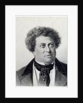 Portrait of the Author Alexandre Dumas, 19th century by Georg Wilhelm Timm