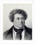 Portrait of the Author Alexandre Dumas, 19th century by Georg Wilhelm Timm