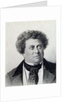 Portrait of the Author Alexandre Dumas, 19th century by Georg Wilhelm Timm