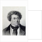 Portrait of the Author Alexandre Dumas, 19th century by Georg Wilhelm Timm