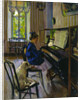 At the Piano, 1914. by Sergey Vinogradov