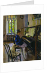 At the Piano, 1914. by Sergey Vinogradov
