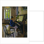At the Piano, 1914. by Sergey Vinogradov