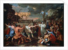 The Adoration of the Golden Calf, c1635 by Nicolas Poussin