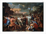 The Adoration of the Golden Calf, c1635 by Nicolas Poussin