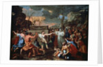 The Adoration of the Golden Calf, c1635 by Nicolas Poussin