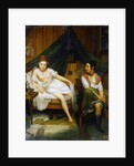 Two girls, 19th century. by Louis Eugene Bertier
