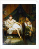 Two girls, 19th century. by Louis Eugene Bertier