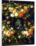 Madonna Surrounded by Flowers, 1662 by Frans Ijkens