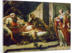 Antiochus and Stratonike, 18th century. by Gaspare Diziani