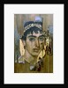 Portrait of a youth in a gold wreath, Fayum mummy portrait, Romano-Egyptian, early 2nd century by Unknown