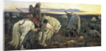 A Knight at the Crossroads, 1898. by Viktor Mihajlovic Vasnecov