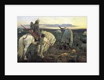 A Knight at the Crossroads, 1898. by Viktor Mihajlovic Vasnecov