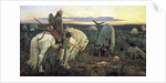 A Knight at the Crossroads, 1898. by Viktor Mihajlovic Vasnecov