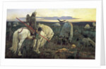 A Knight at the Crossroads, 1898. by Viktor Mihajlovic Vasnecov
