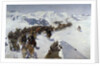 Count Argutinsky Crossing the Caucasian Range, 1892 by Franz Roubaud