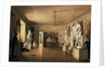Atelier of the Artist Alexei Venetsianov in St Petersburg, 1827. by Alexander Alexeyev