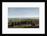 Palace Park as Seen from the Gatchina Palace, 1790s. by Johann Jakob Mettenleiter