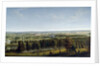 Palace Park as Seen from the Gatchina Palace, 1790s. by Johann Jakob Mettenleiter