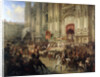 Ceremonial Reception of Field Marshal Alexander Suvorov in Milan in April 1799, 1850s by Adolf Jossifovich Charlemagne