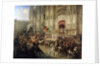 Ceremonial Reception of Field Marshal Alexander Suvorov in Milan in April 1799, 1850s by Adolf Jossifovich Charlemagne