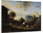 The Rest of the Convoy, 17th century by Nicolaes Berchem