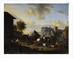 The Rest of the Convoy, 17th century by Nicolaes Berchem