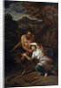 Pan and the Nymph Syrinx, 17th century by Sébastien Bourdon