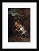 Pan and the Nymph Syrinx, 17th century by Sébastien Bourdon