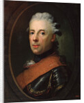 Portrait of Prince Henry of Prussia, 18th century. by Anton Graff