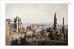 View of Constantinople and the Golden Horn, 1835 by Johann Jakob Wolfensberger